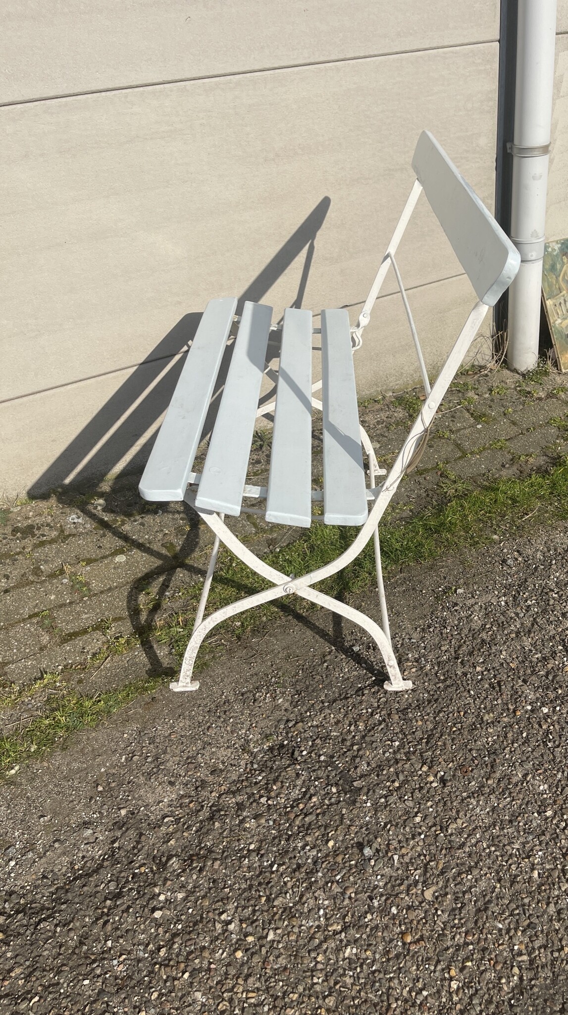 Antique French garden bench