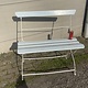 Antique French garden bench