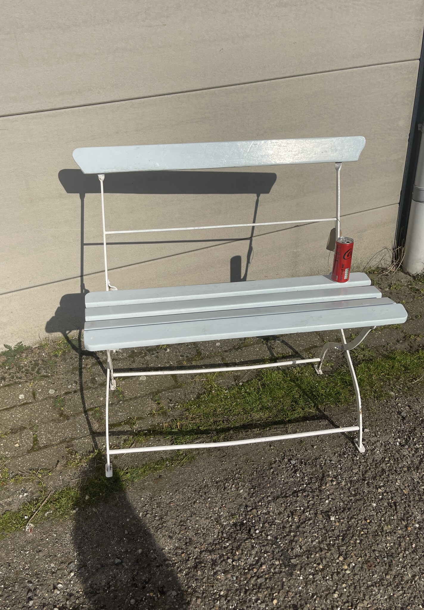 Antique French garden bench