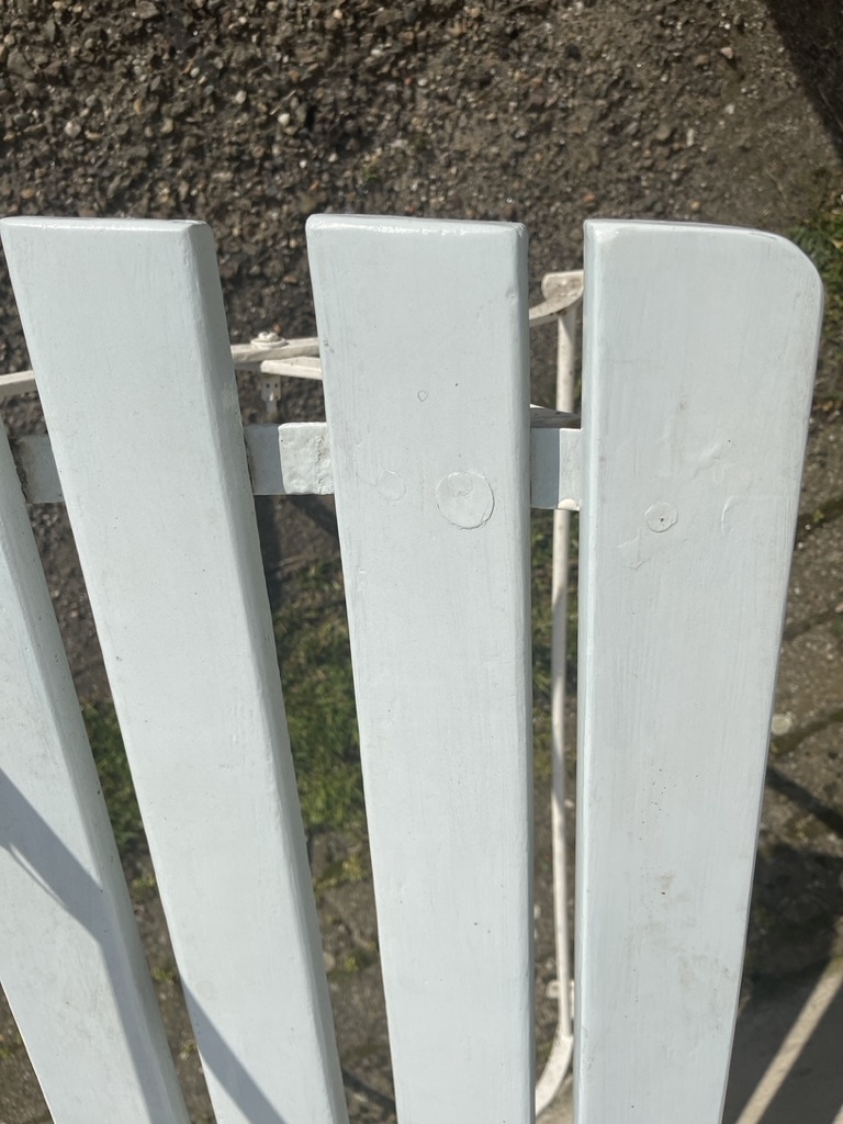 Antique French garden bench