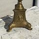 Lamp made from a antique church candlestick, with or without  shade
