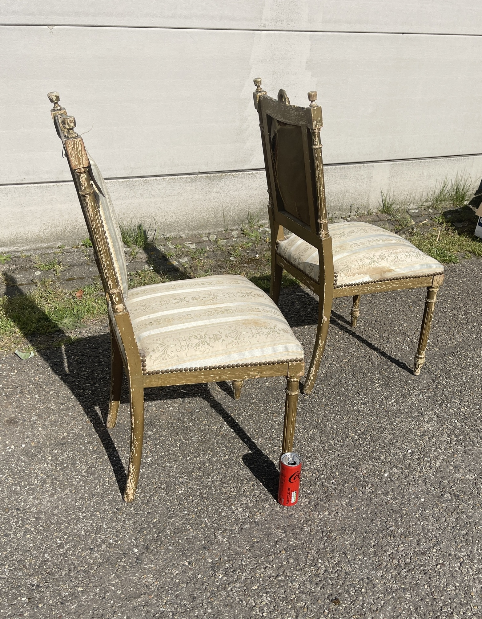 Pair of delicate antique chairs