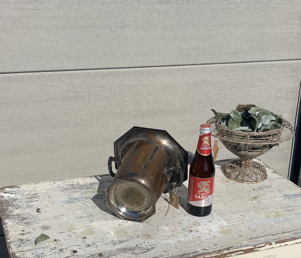 Vintage small wine cooler or ice bucket