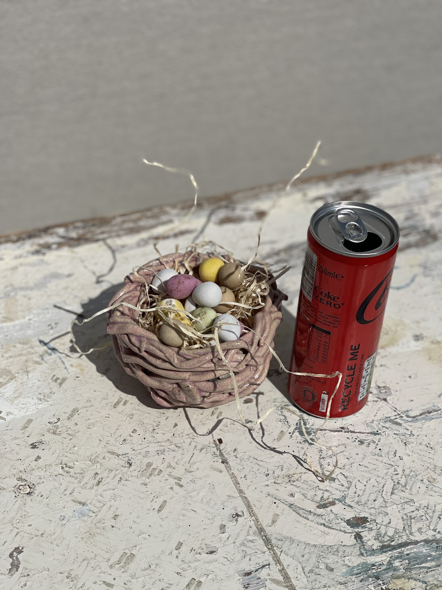 Ceramic bird nest