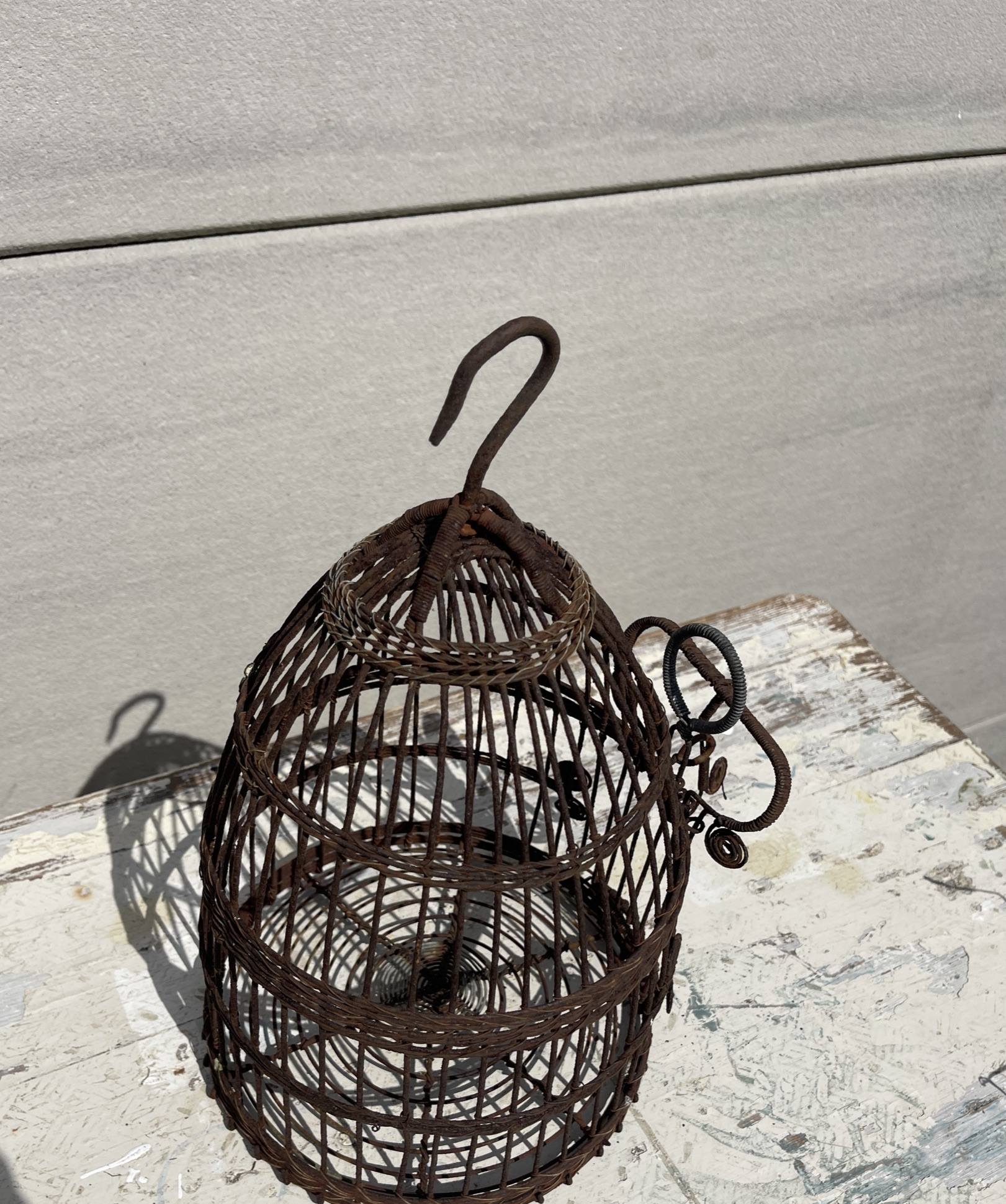Old bird cage from and for  the market