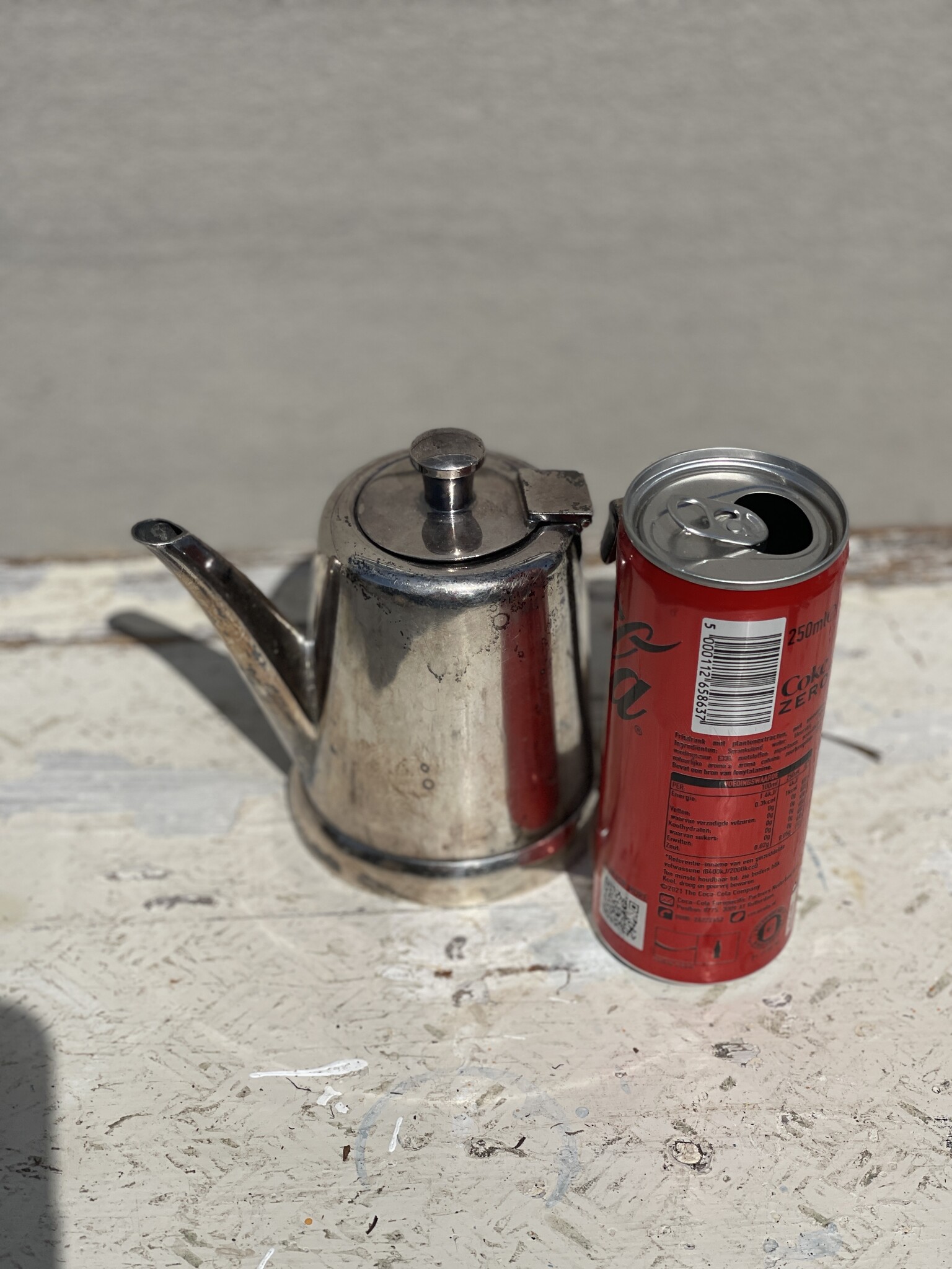 Hotel silver tea pot, for one