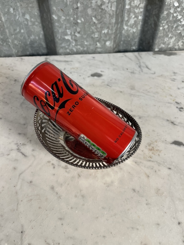 Vintage silver plated bonbonnière by Keltum