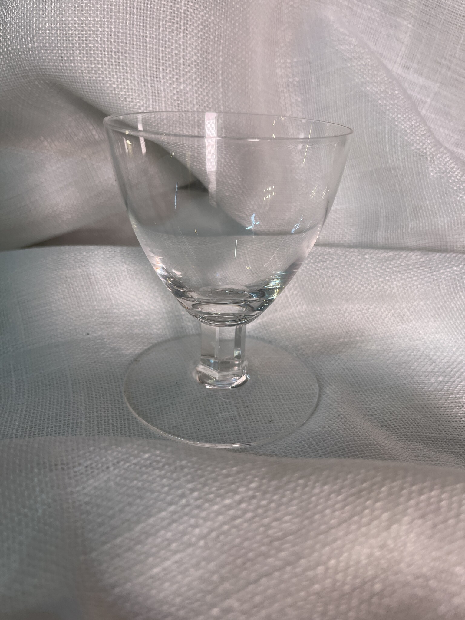 Set of four antique liquer glasses