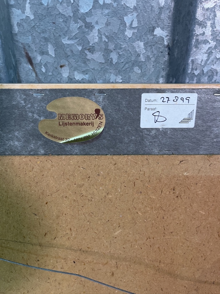 Aquarel  landschap in de Provence door Ton Verkroost