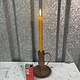 Rustic rusty candlestick, not very old but very decorative