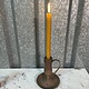 Rustic rusty candlestick, not very old but very decorative