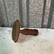 Rustic rusty candlestick, not very old but very decorative