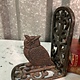 Vintage bookends with little owls