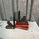 Vintage bookends with little owls