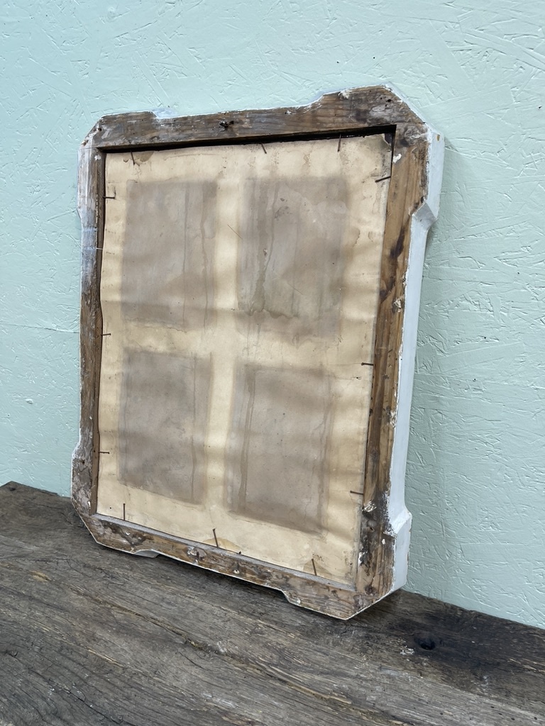 Antique angular mirror