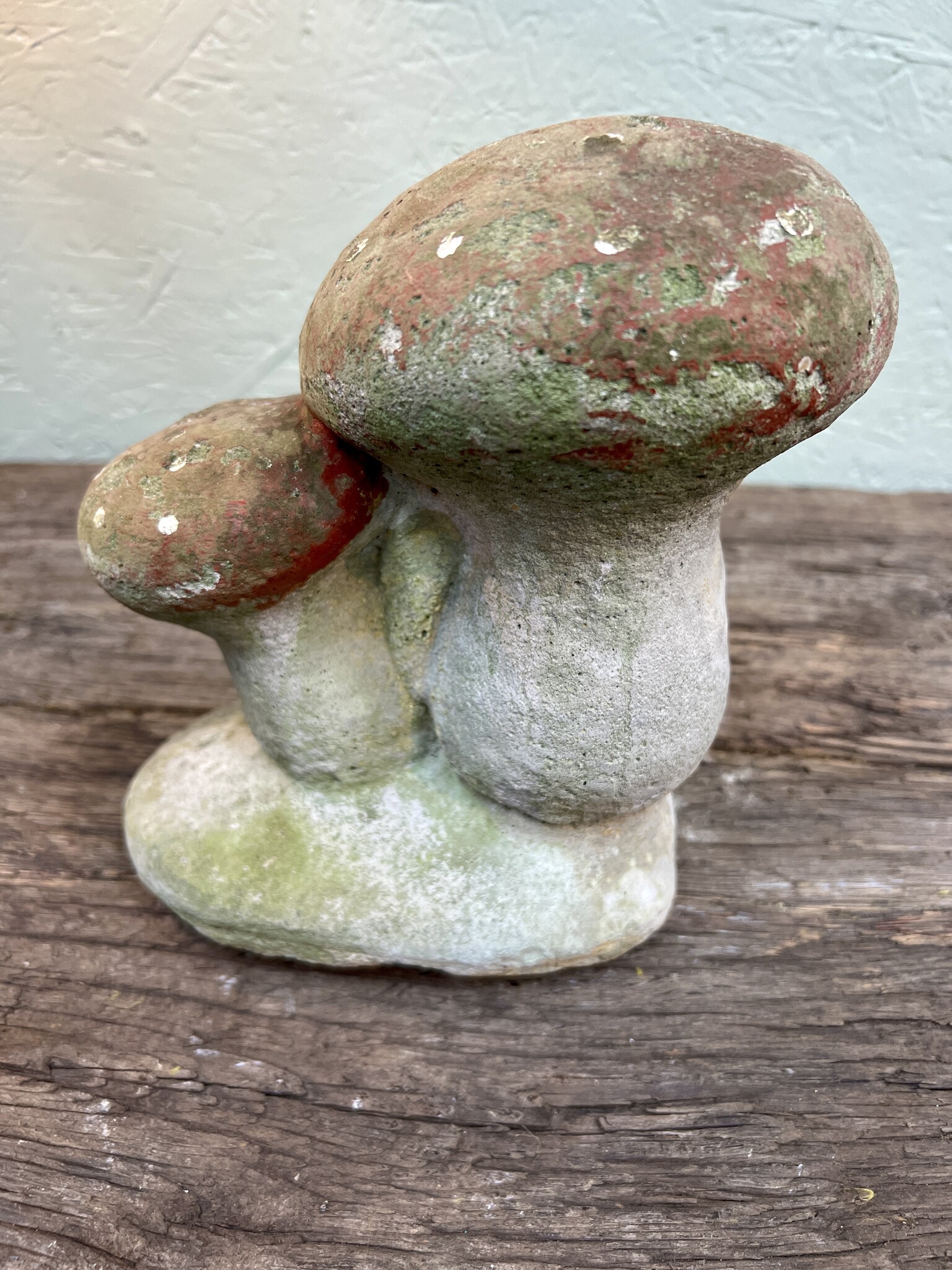 Vintage toadstool, red with whitish dots