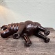 Vintage leather hippo