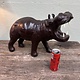 Vintage leather hippo