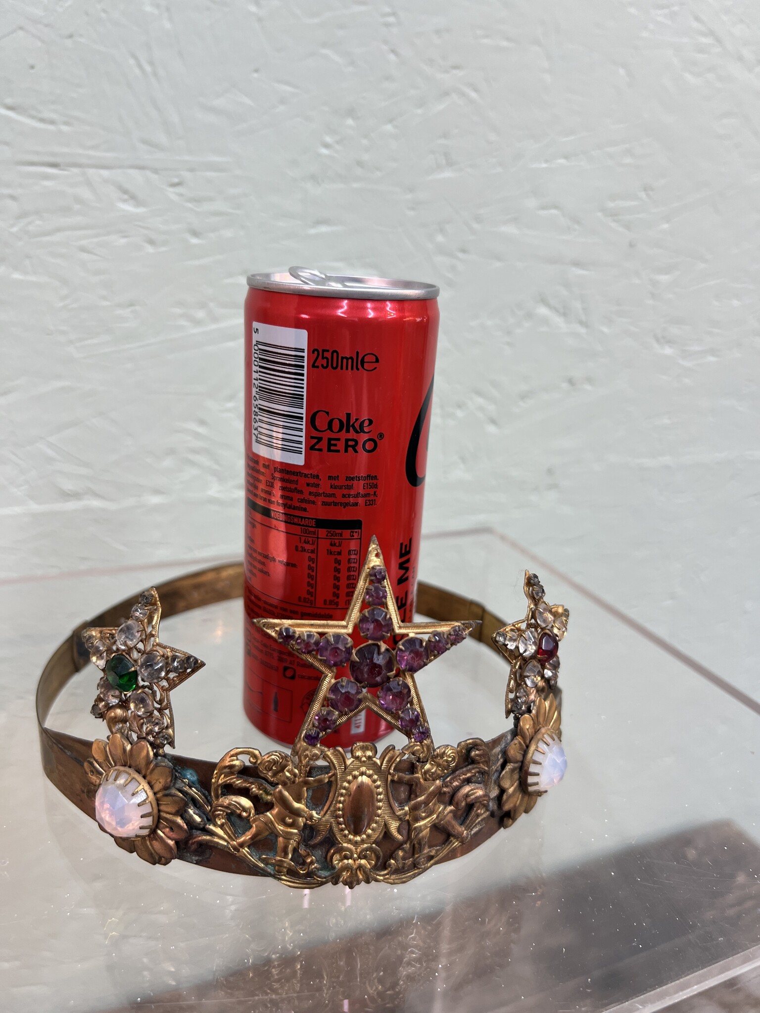 Antiek heiligenkroontje of processie kroontje