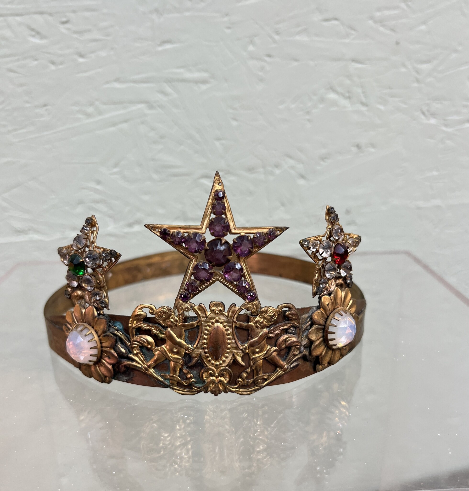 Antique crown for religious statue or procession
