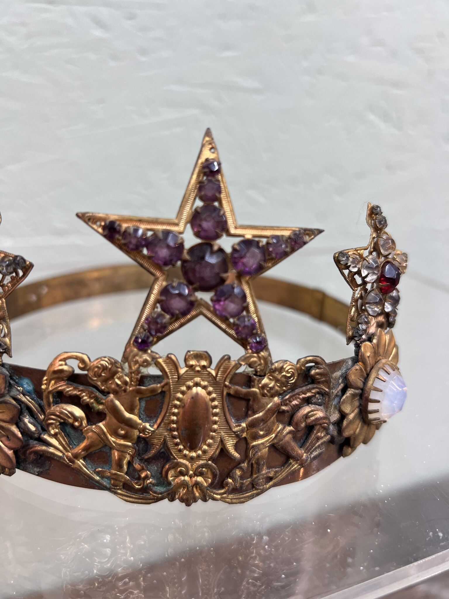 Antique crown for religious statue or procession