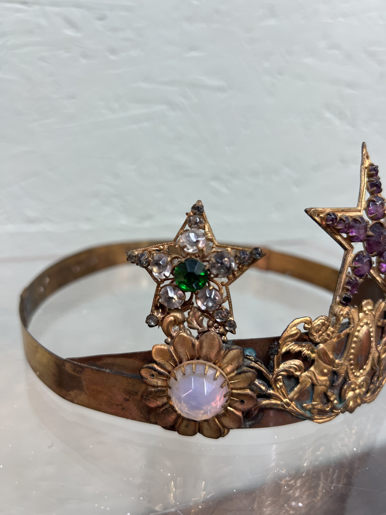 Antique crown for religious statue or procession