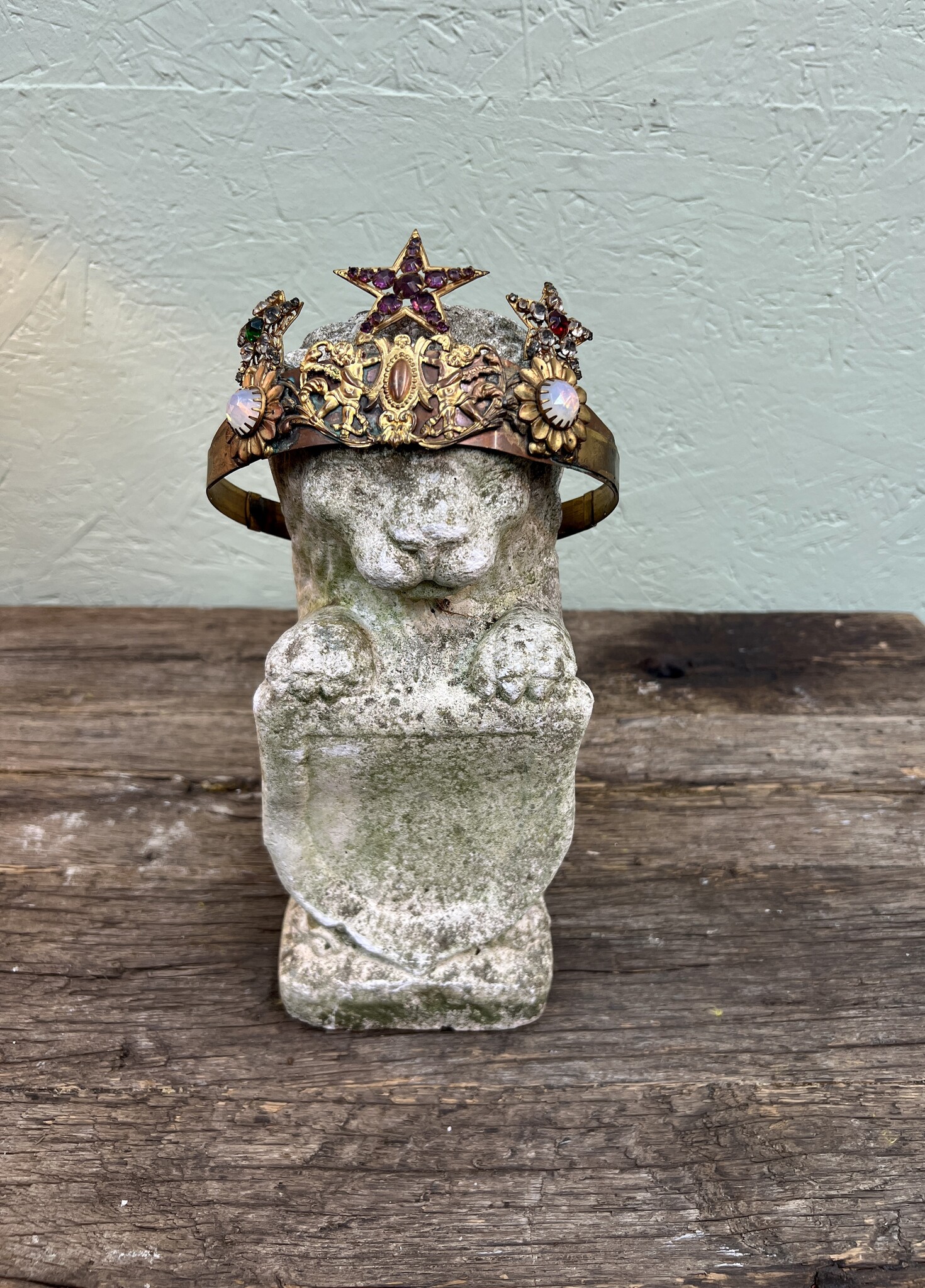 Antique crown for religious statue or procession