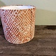 Bespoke lamp shade with diamond pattern