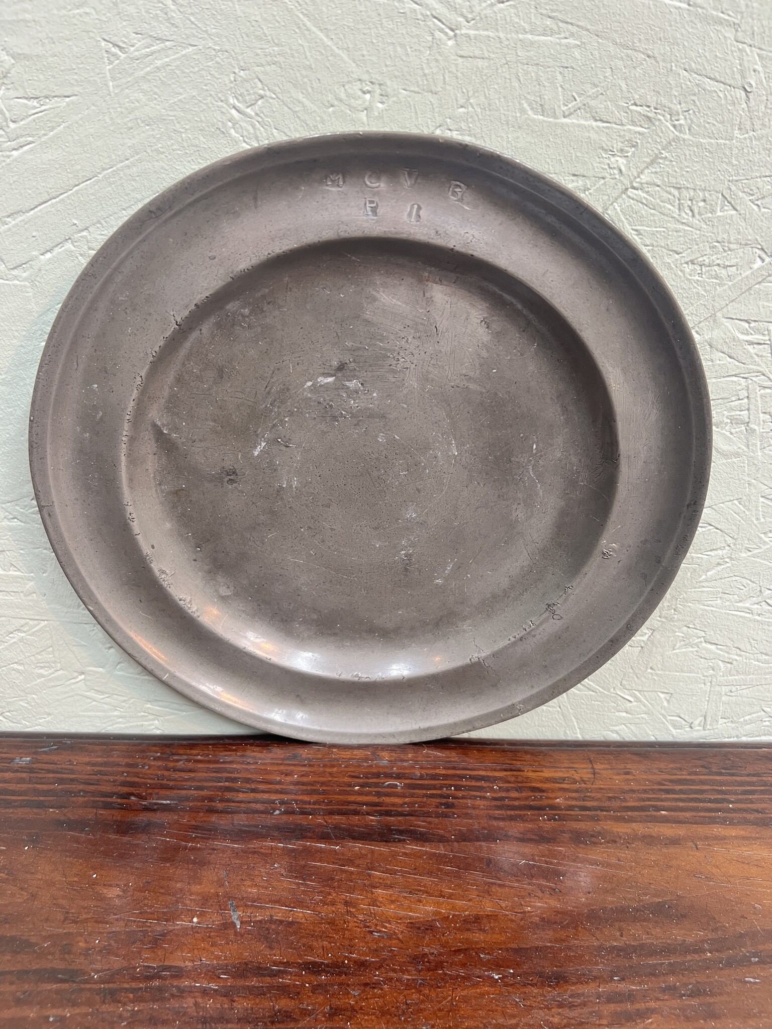 Antique tin dish