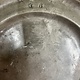 Antique tin dish