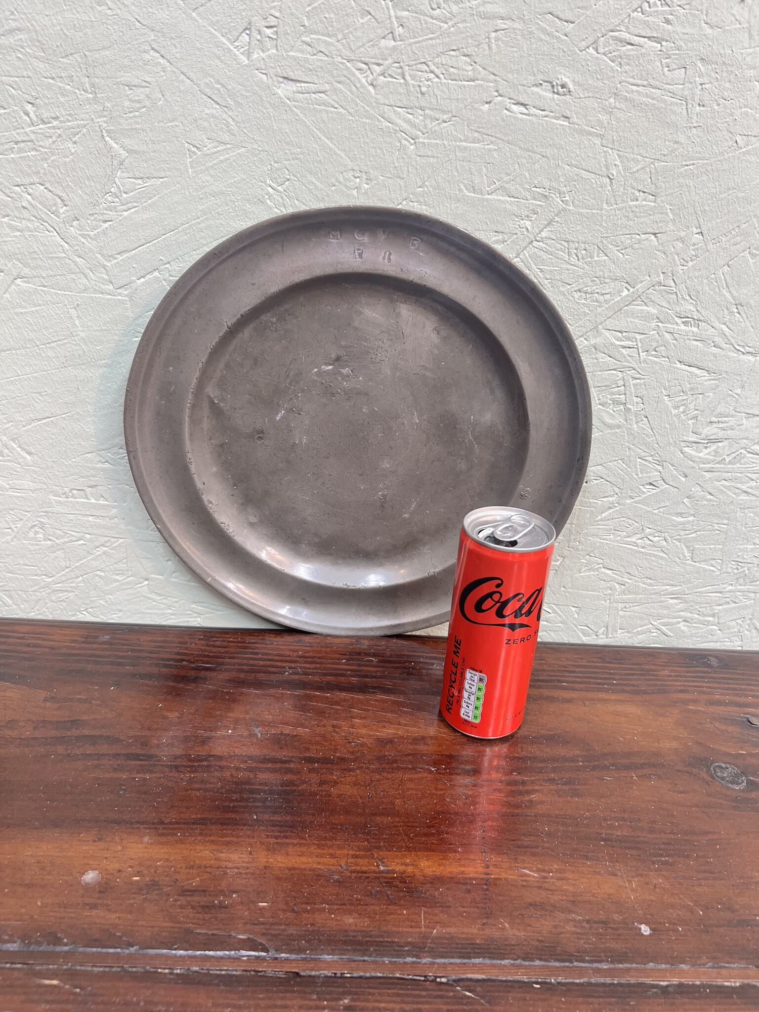 Antique tin dish