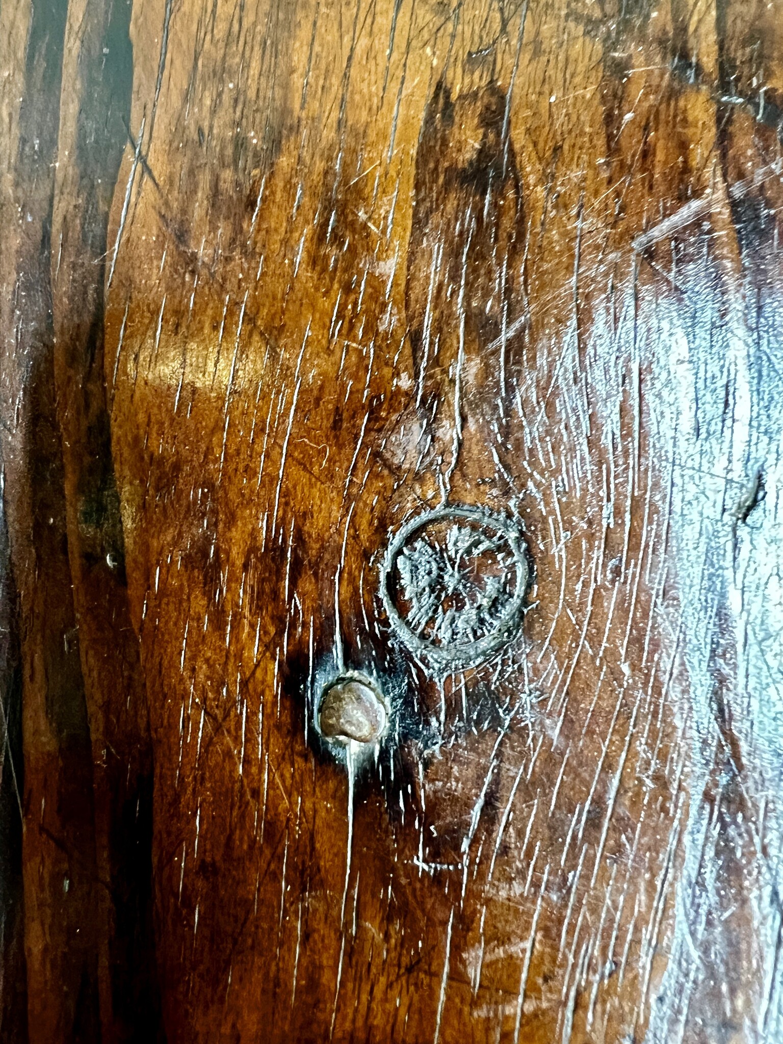 Antique Spanish pay table or side table