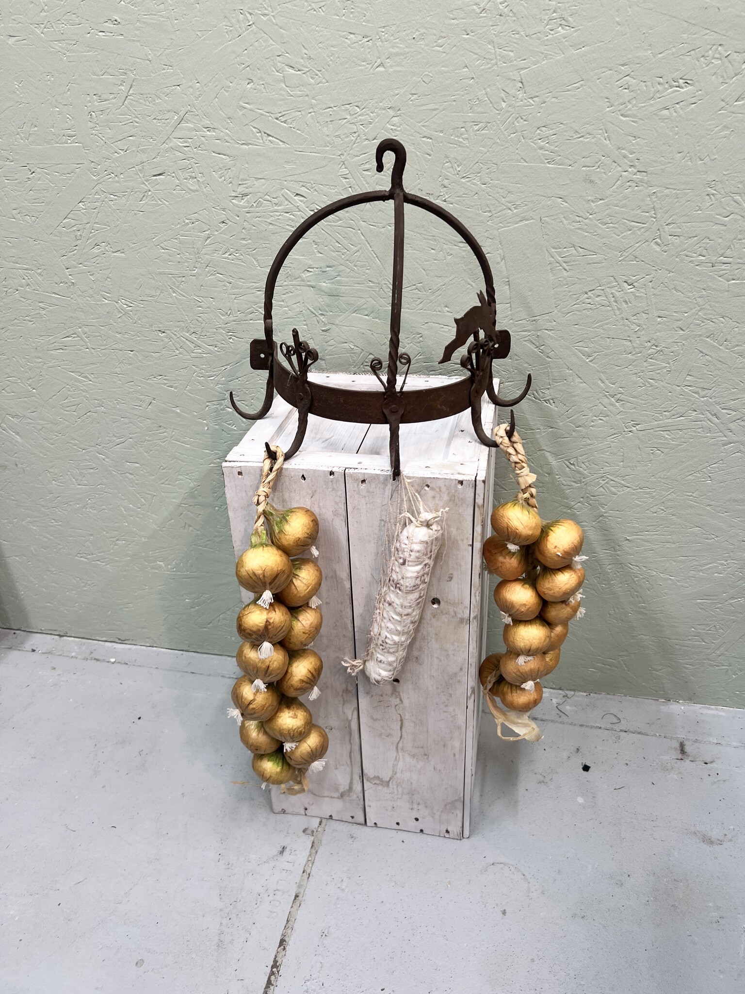 Vintage crown game hanger, lunar shape