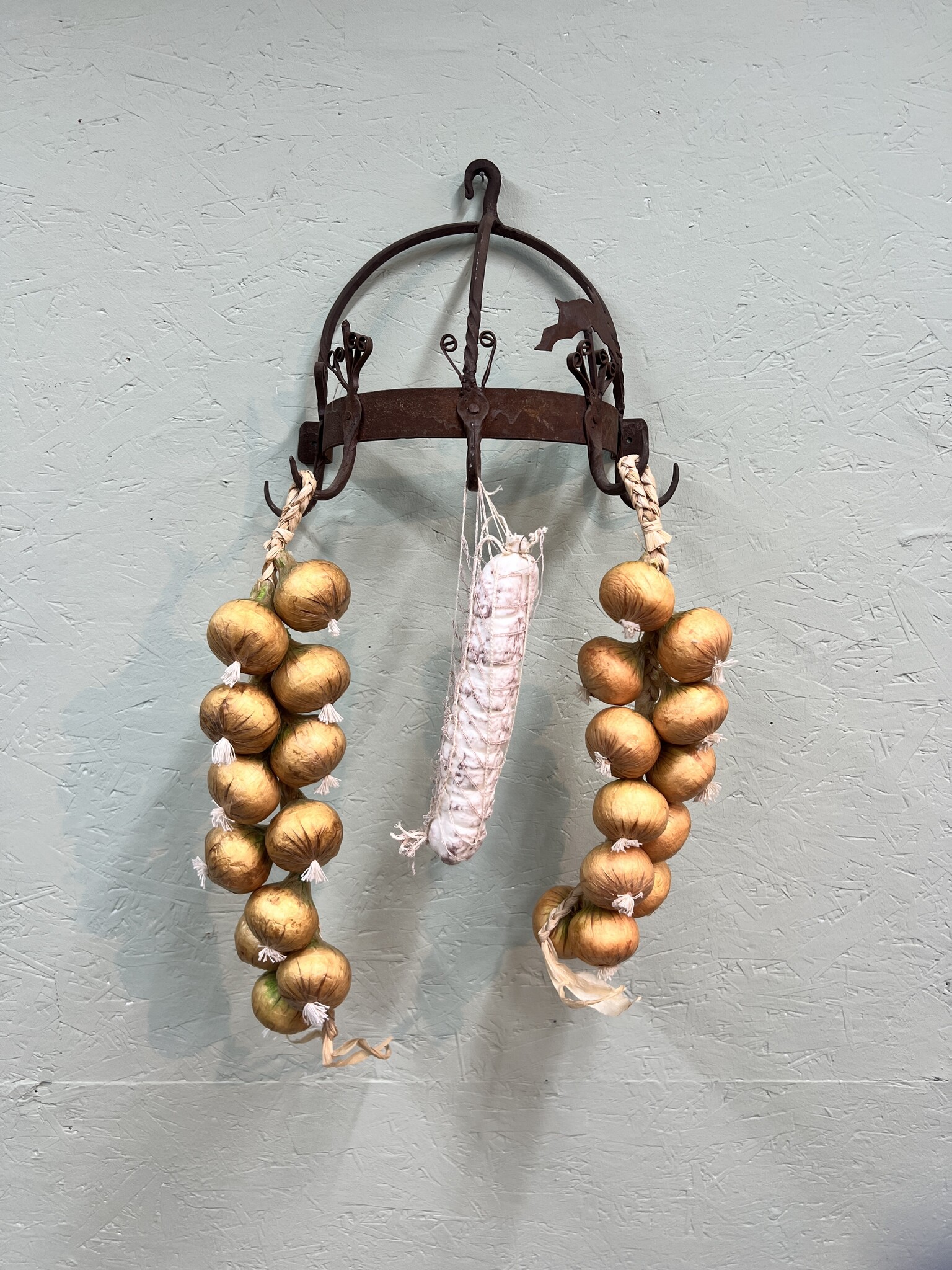 Vintage crown game hanger, lunar shape