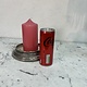 Top quality block candle, coral pink