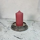 Top quality block candle, coral pink
