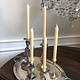 Top quality block candle, dark ivory