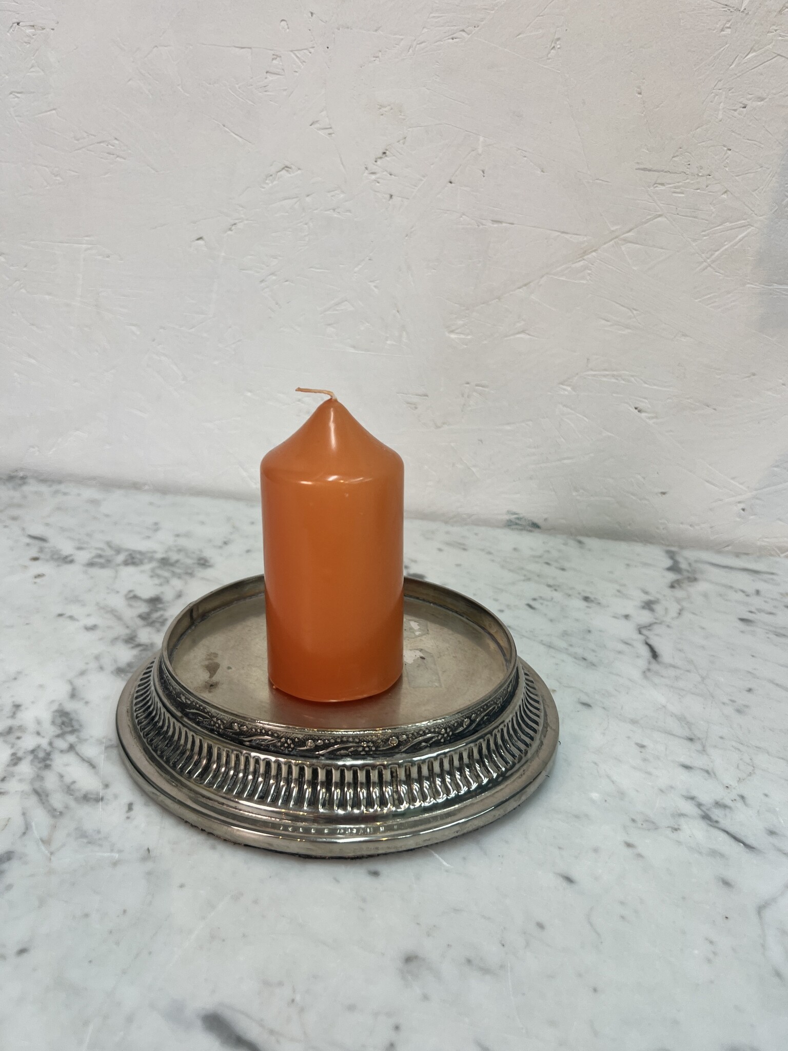 Top quality block candle, terra