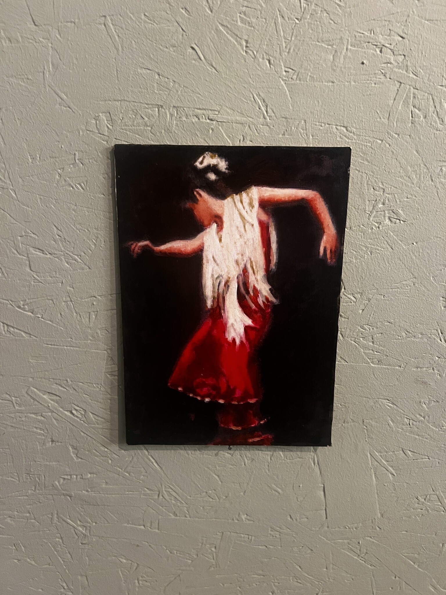 Schilderij van de Flamenco danseres