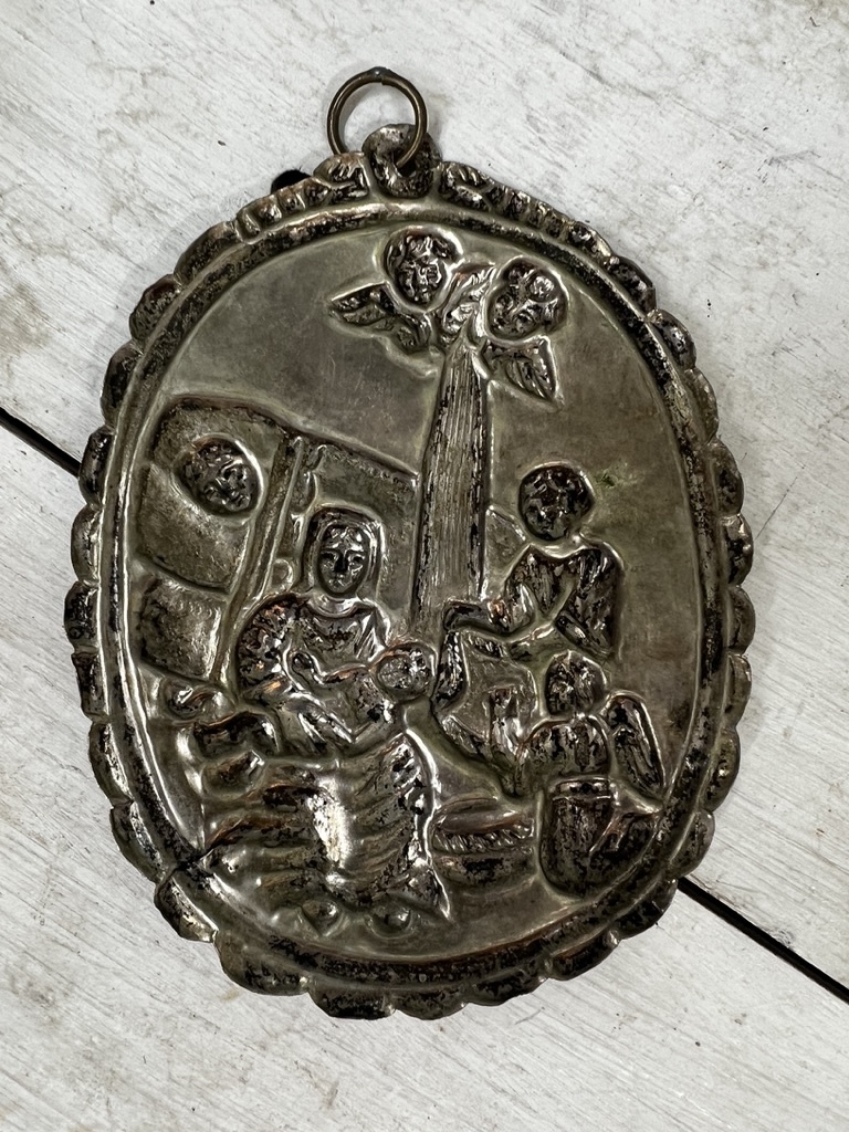 Ex voto with nativity scene