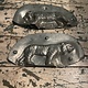 Antique chocolate mold tiger