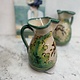 Vintage ceramic wine pitcher