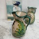 Vintage ceramic wine pitcher