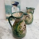 Vintage ceramic wine pitcher