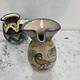 Vintage ceramic wine pitcher