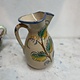 Vintage ceramic wine pitcher