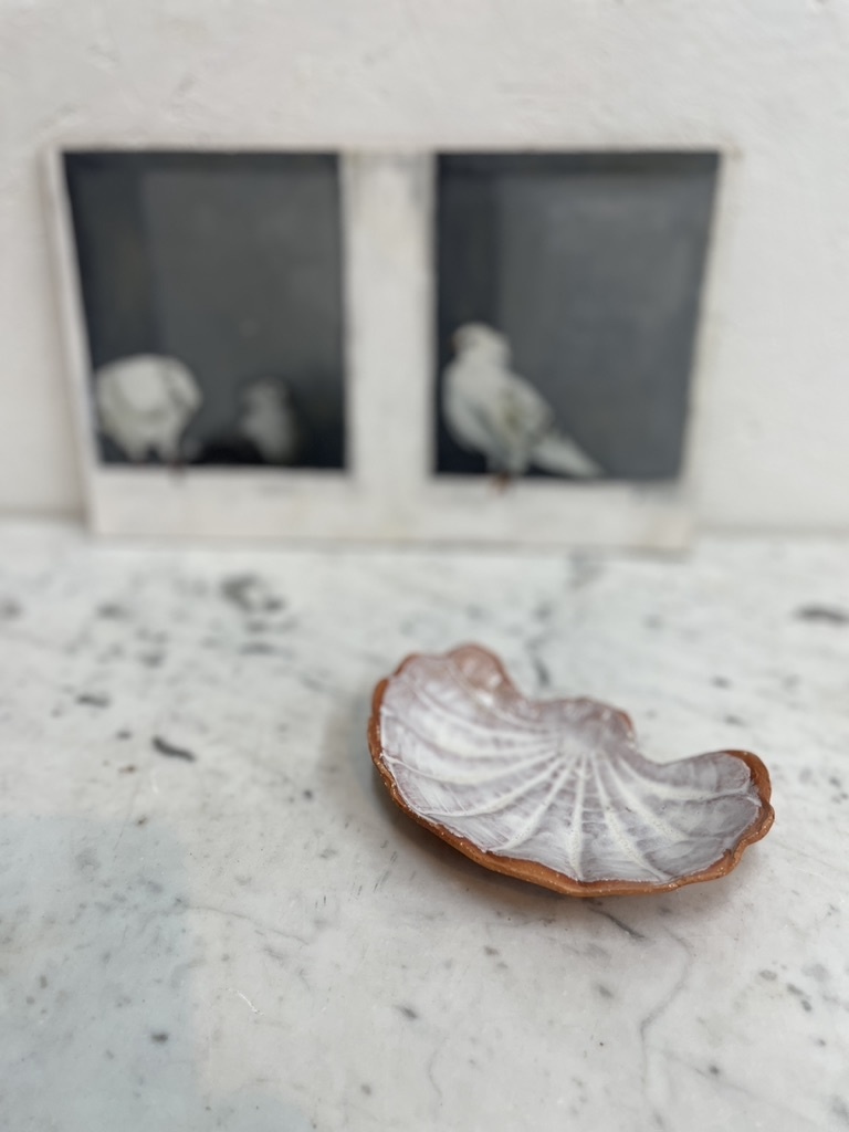 Shell dish, crafted by Kitty Markus