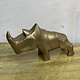 Vintage statue of a rhino
