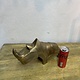Vintage statue of a rhino