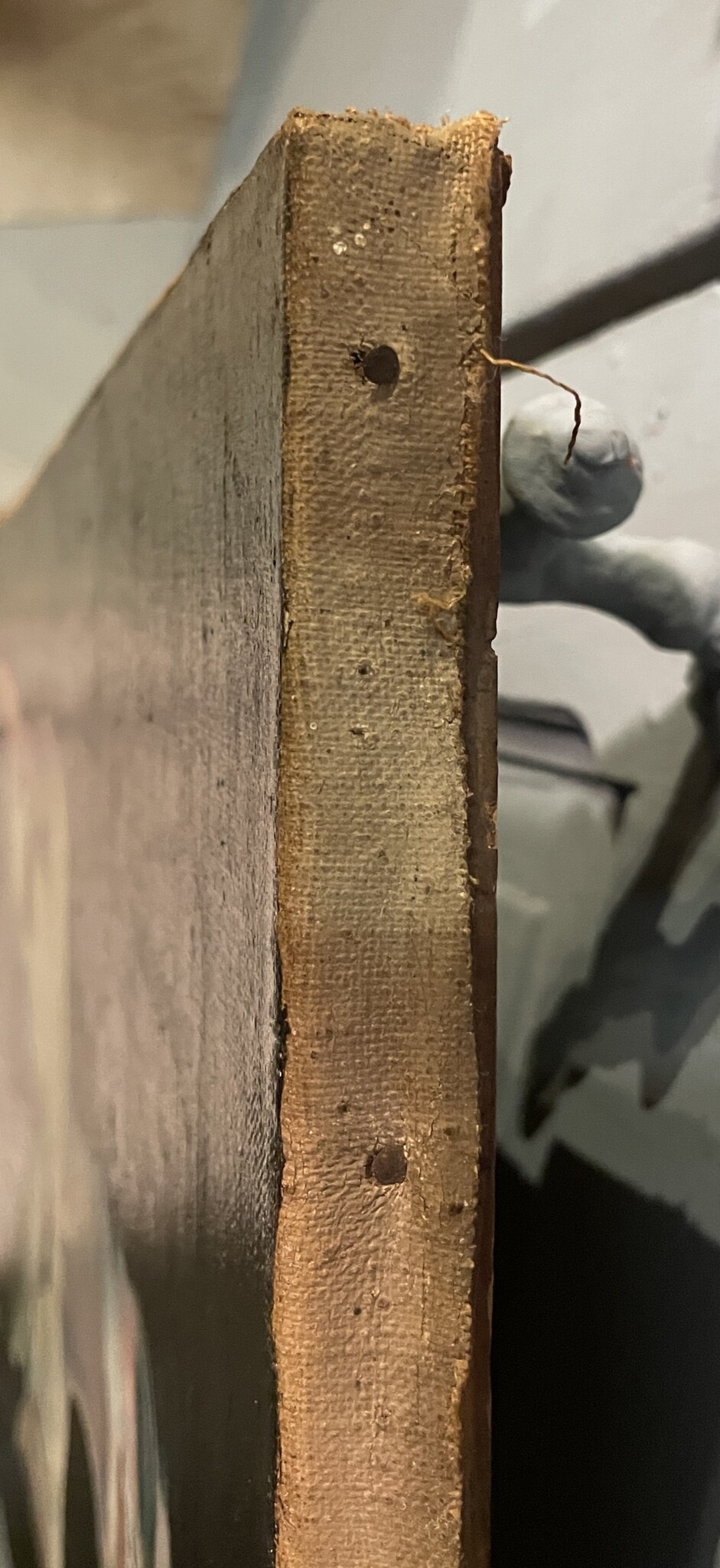 Antiek schilderij van prachtige halfblote dame